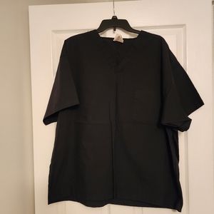 Black Scrubs Top